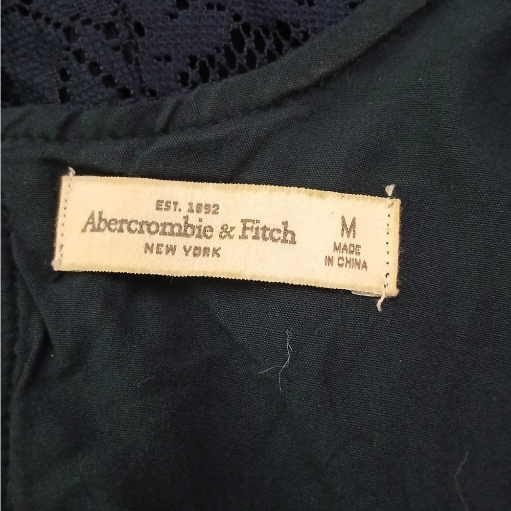 Abercrombie & Fitch Navy Lace Jumpsuit - Picture 5 of 10